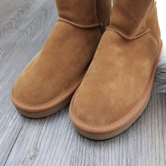 Style & Co. Faux Fur Suede Ankle Boots - Picture 9 of 15